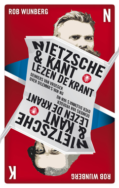 Nietzsche en Kant lezen de krant